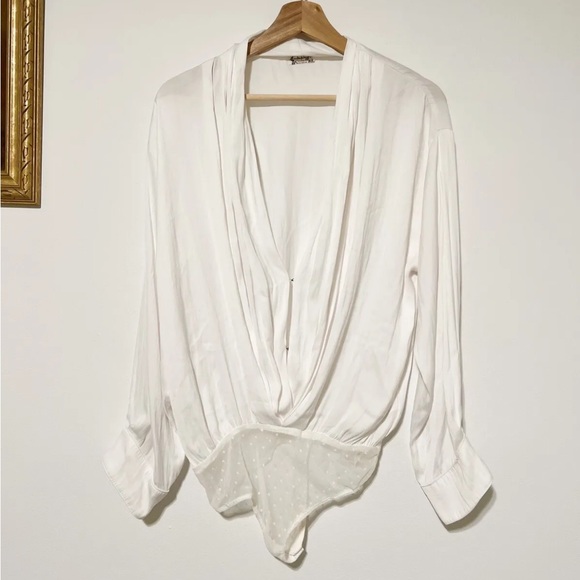 Free People • Ladylike Bodysuit white medium - Picture 3 of 8